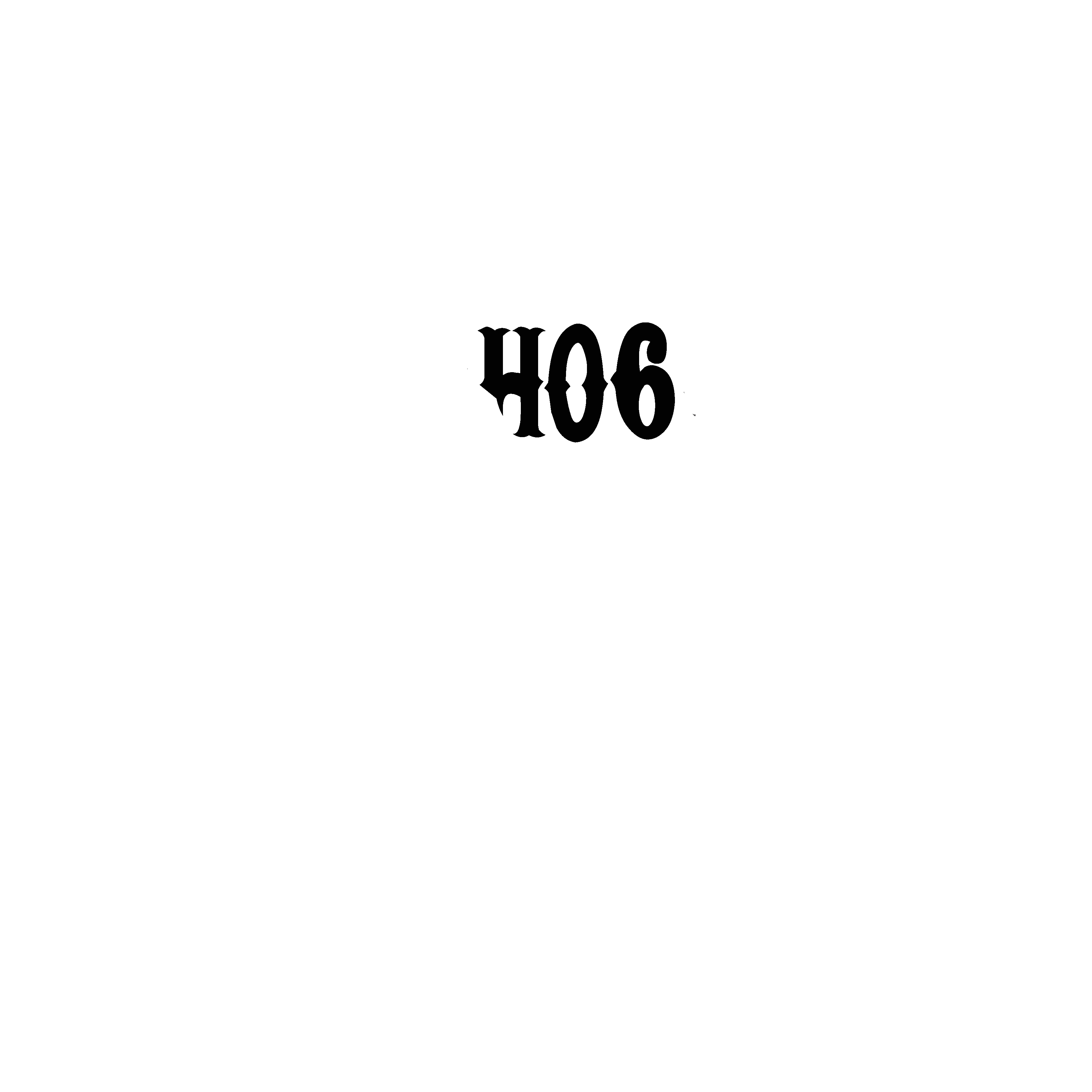 black split text