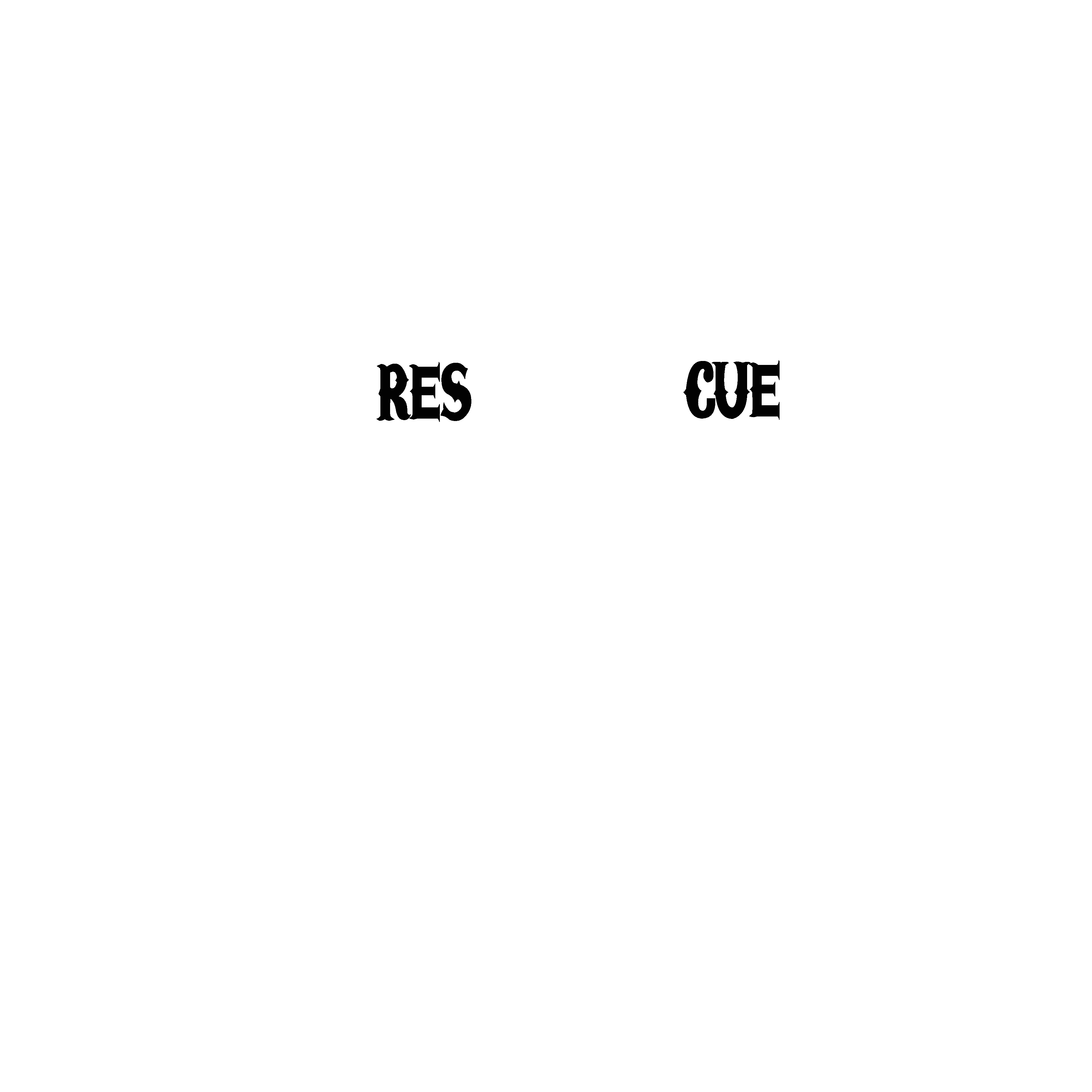 black text