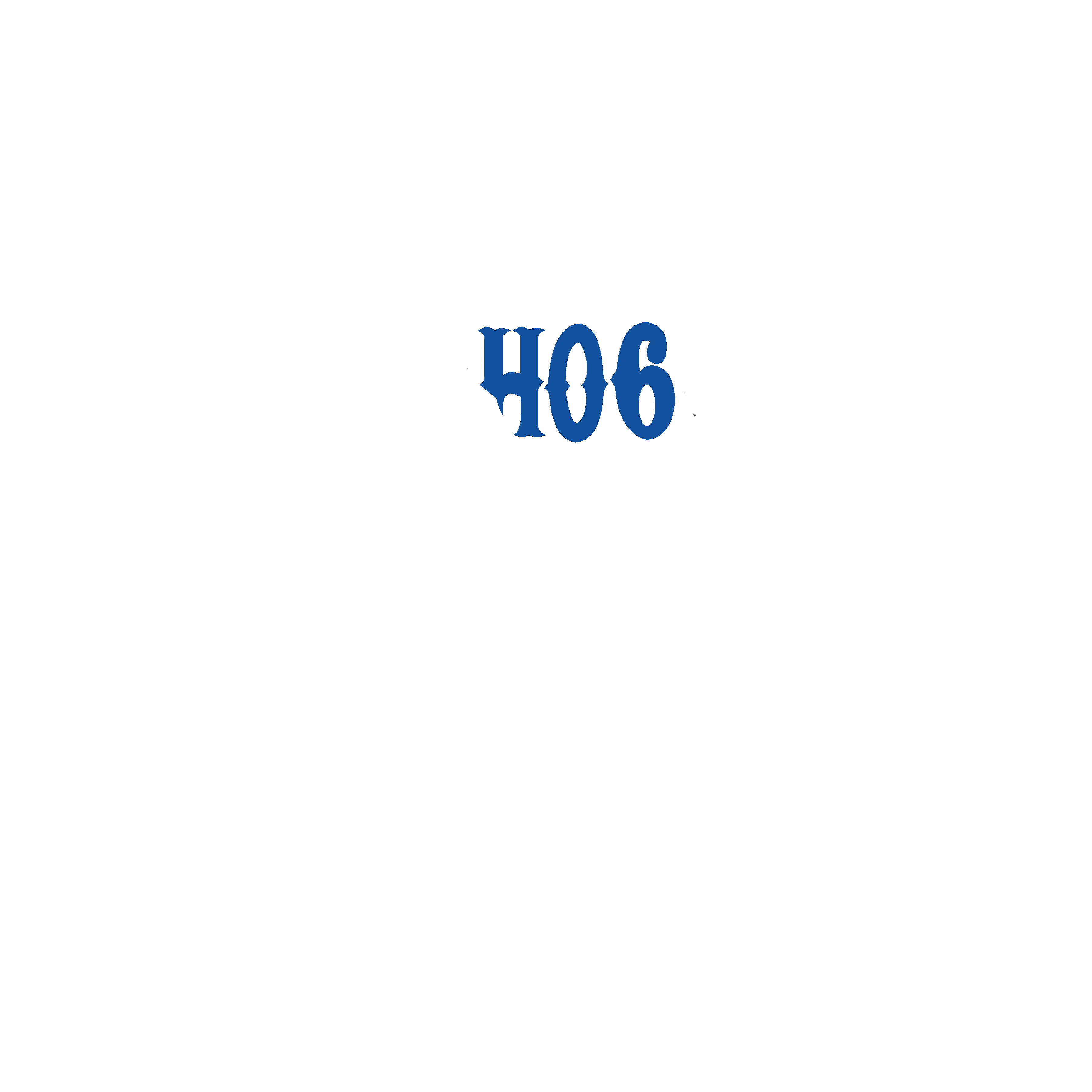 blue split text