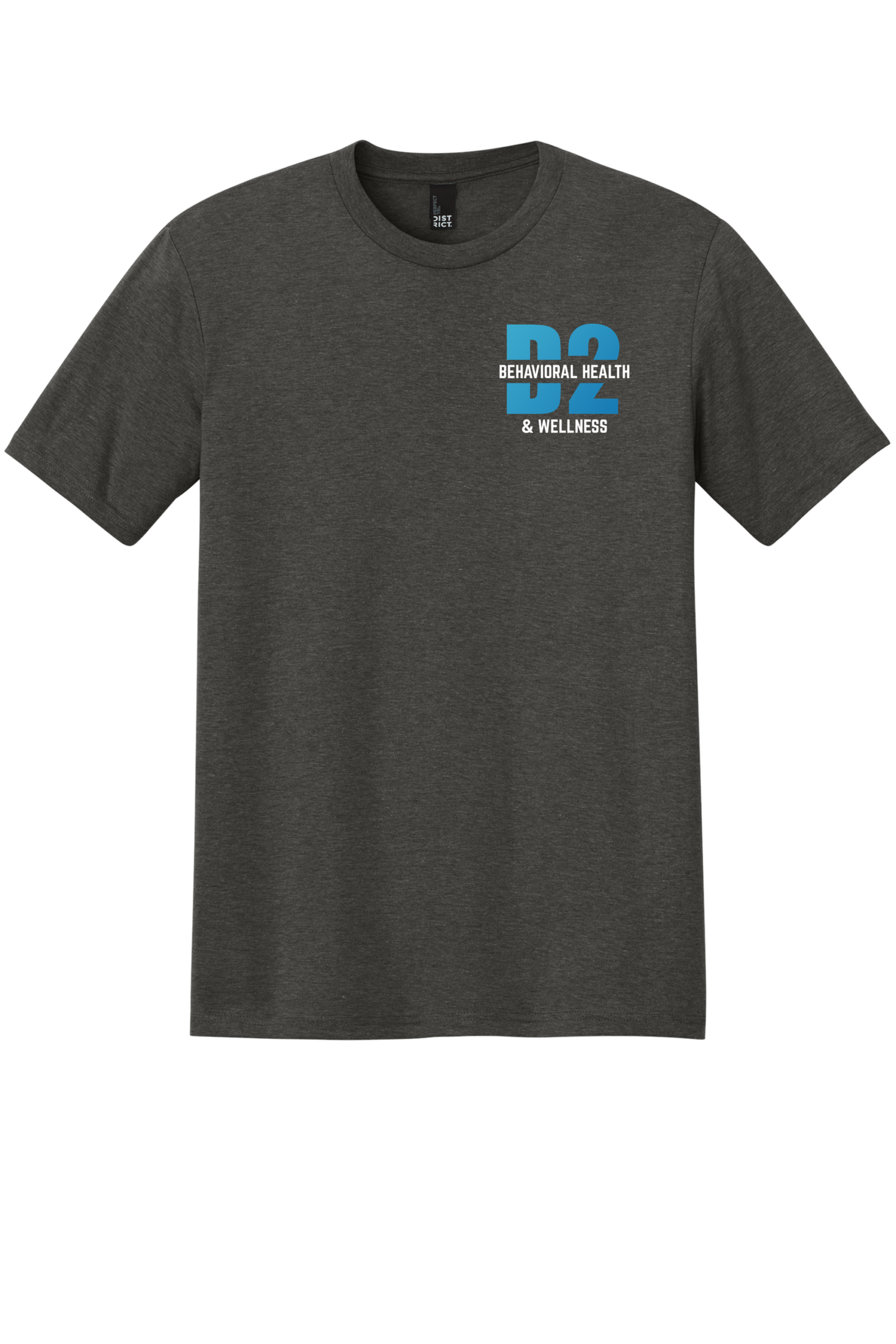 D2 Dm130 Heathered Charcoal Front