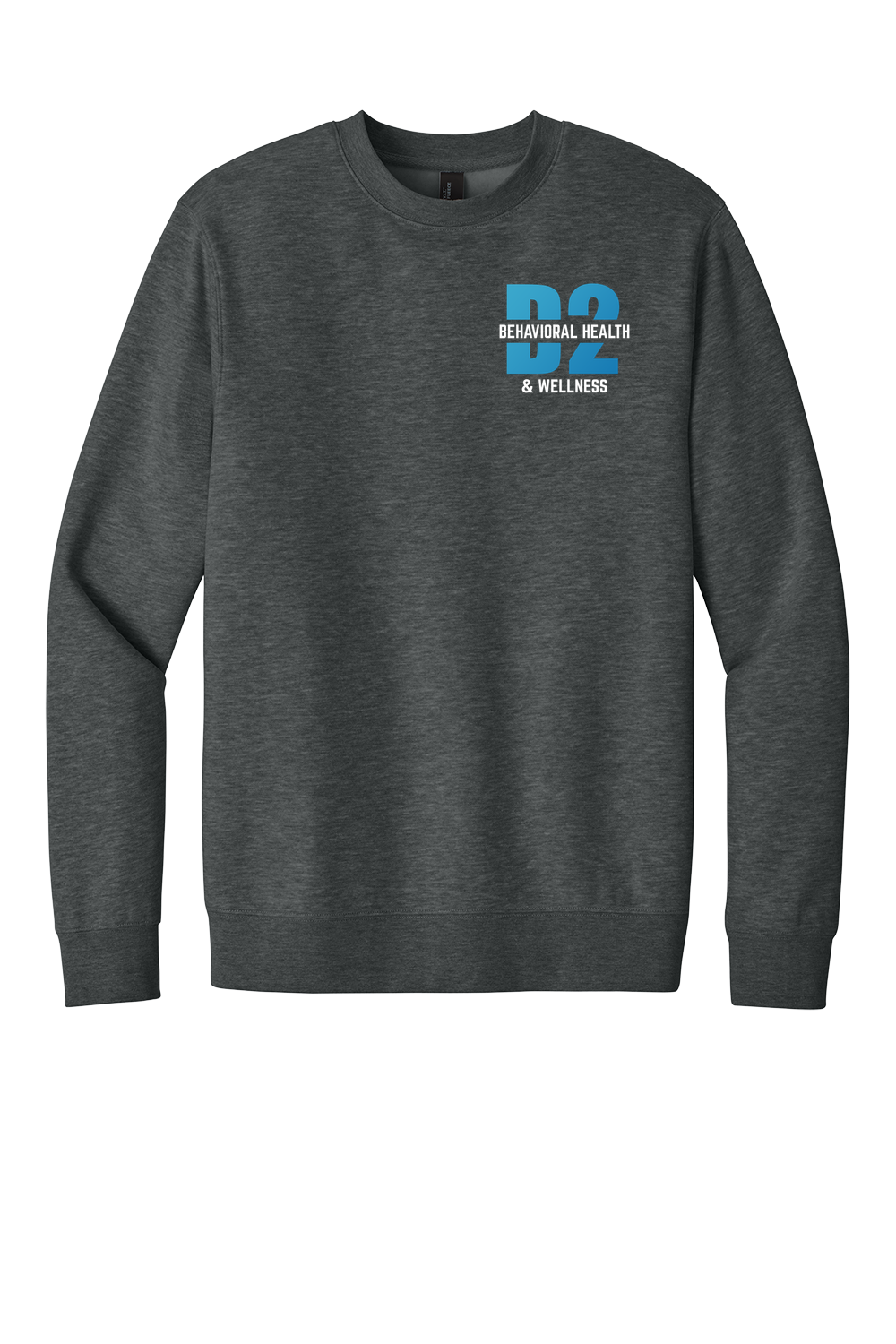 D2 Dt6104 Heathered Charcoal Front