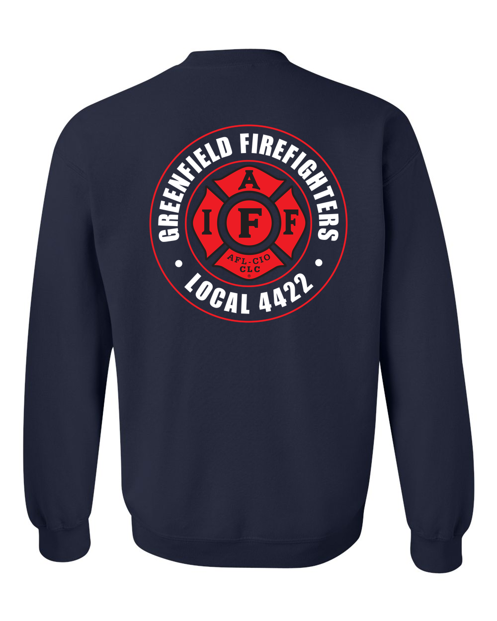Greenfield_Local4422_Badge Crewneck gildan-18000 navy back