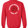 Greenfield_Local4422_Badge Crewneck gildan-18000 red back