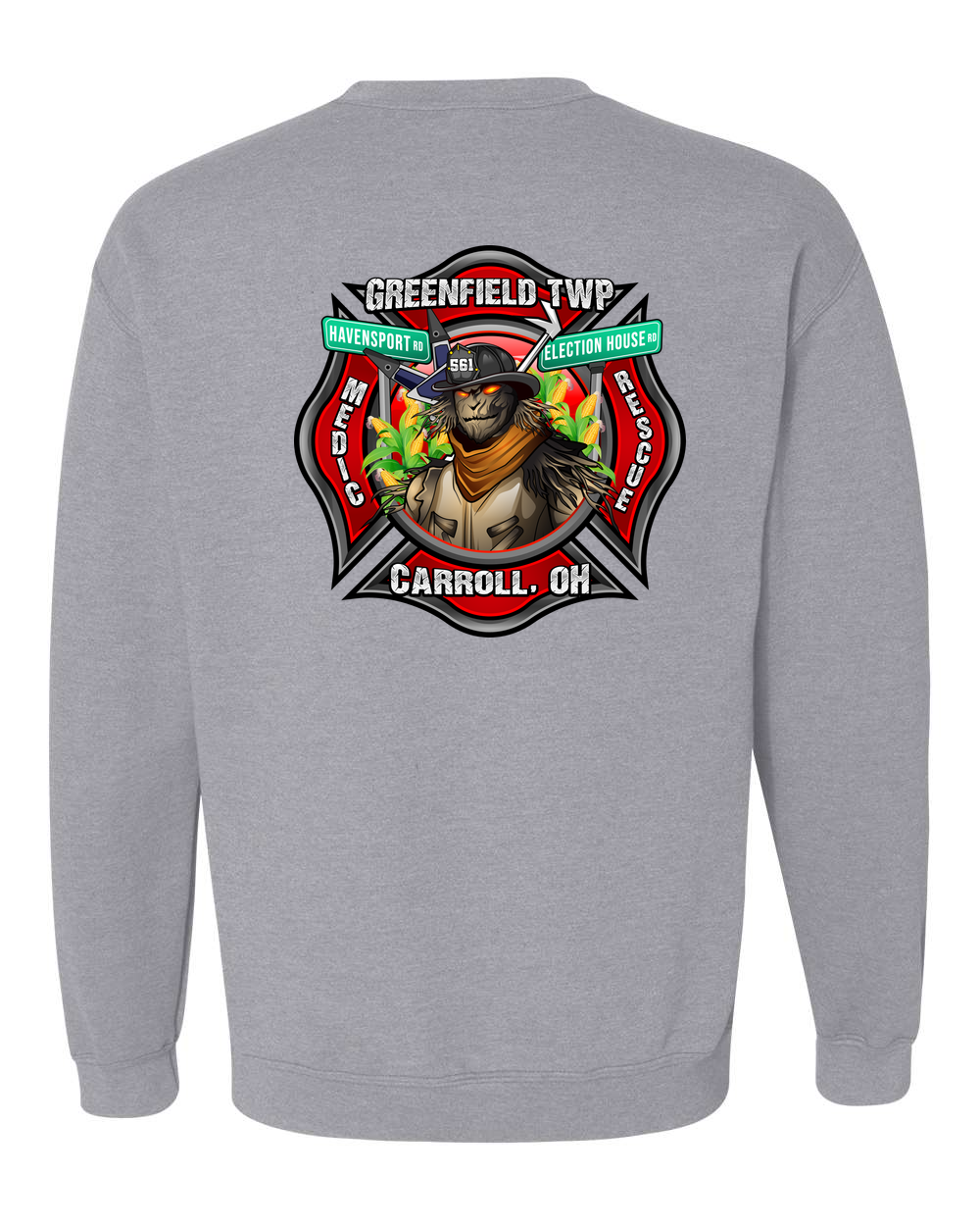 Greenfield_StationUnion_Shirt2 Crewneck gildan-18000 sport-grey back