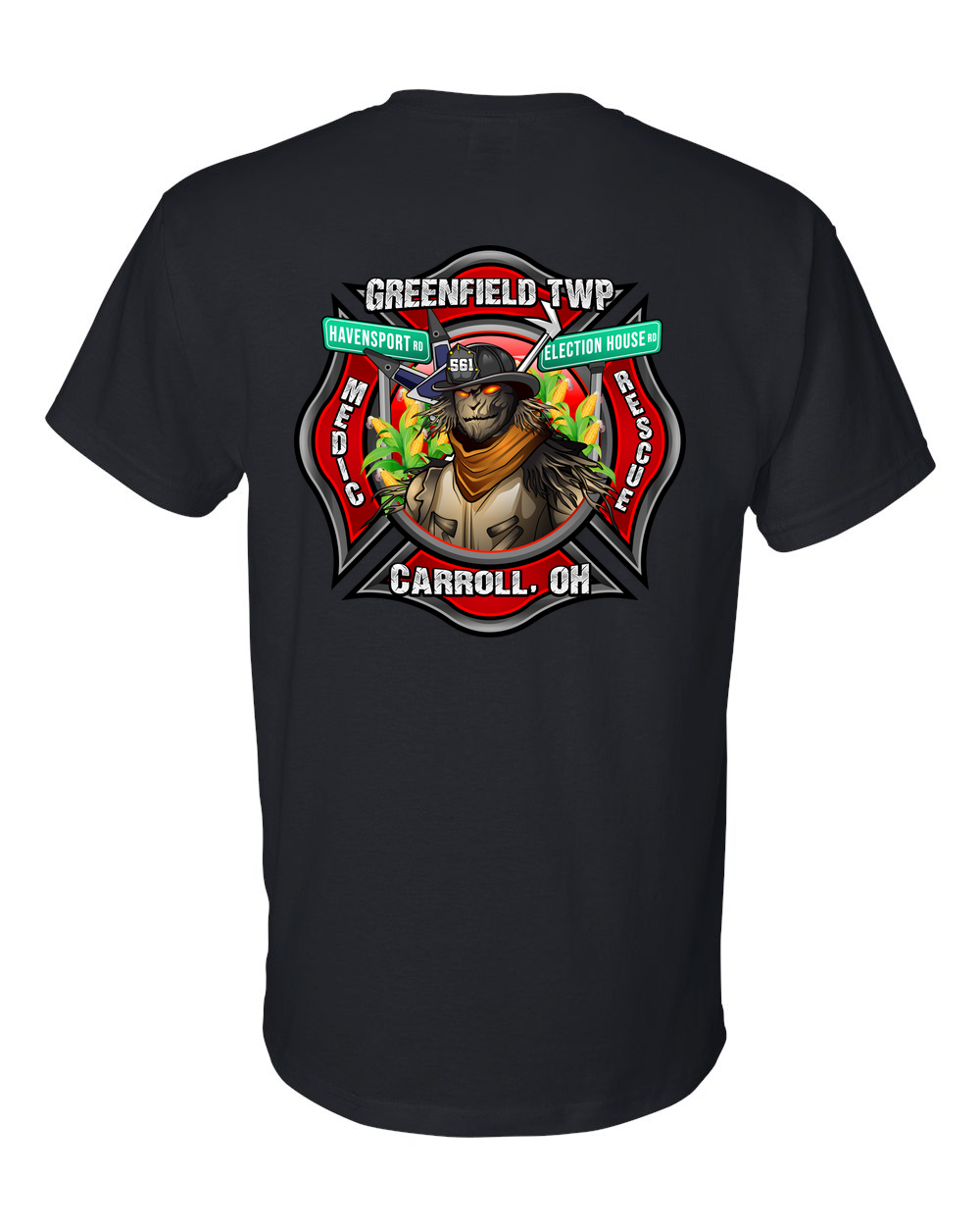 Greenfield_StationUnion_Shirt2 T-Shirt gildan-8000 black back