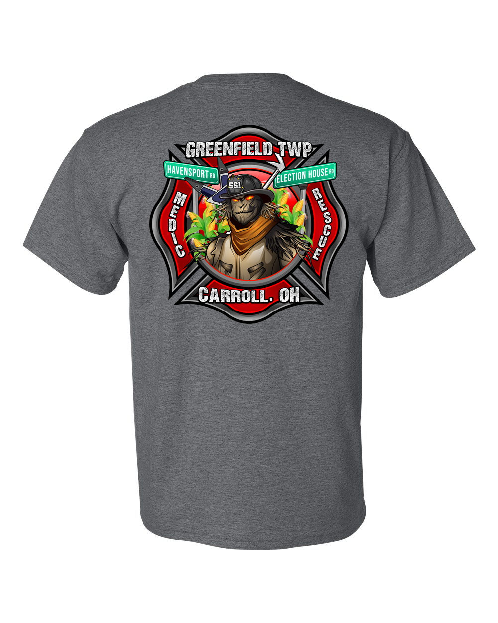 Greenfield_StationUnion_Shirt2 T-Shirt gildan-8000 dark-heather back