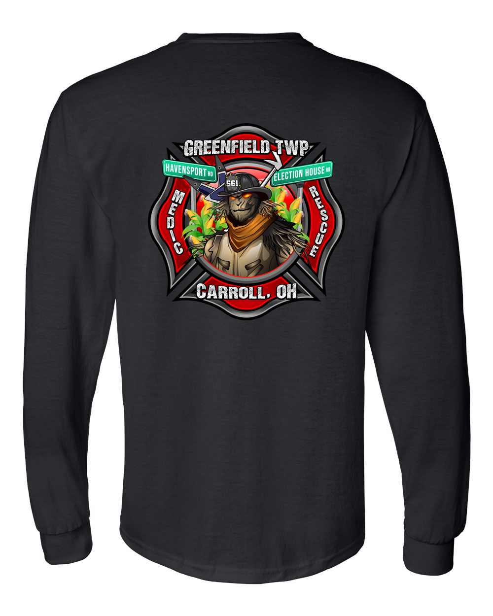 Greenfield_StationUnion_Shirt2 Long-Sleeve gildan-8400 black back
