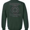 Greenfield Union Crewneck gildan-18000 forest-green back