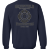 Greenfield Union Crewneck gildan-18000 navy back
