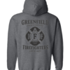 Greenfield Union Hoodie gildan-18500 dark-heather back