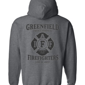 Greenfield Union Hoodie gildan-18500 dark-heather back