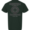 Greenfield Union T-Shirt gildan-8000 forest-green back