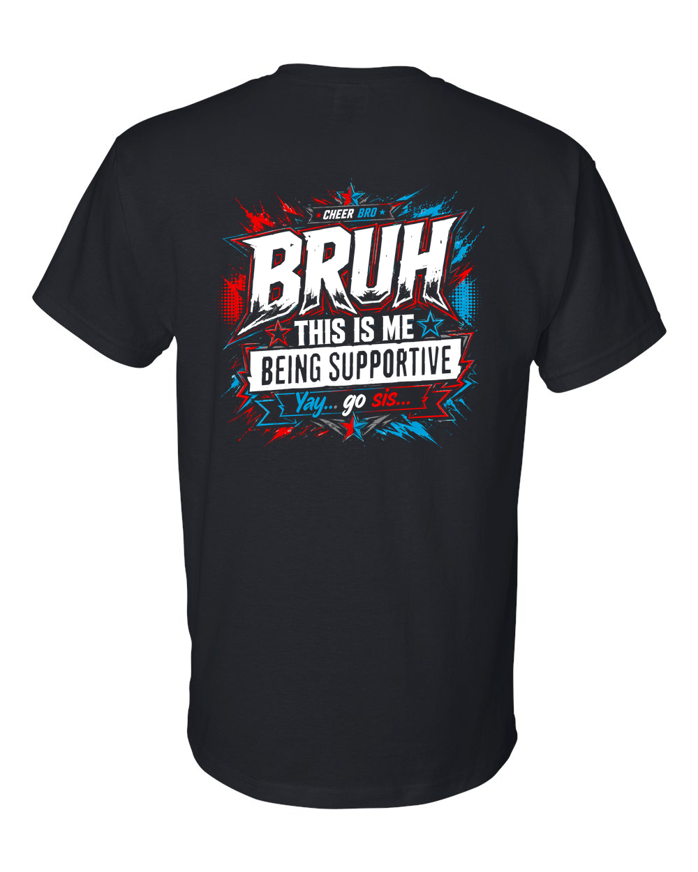 HPX Bruh T-Shirt Black back