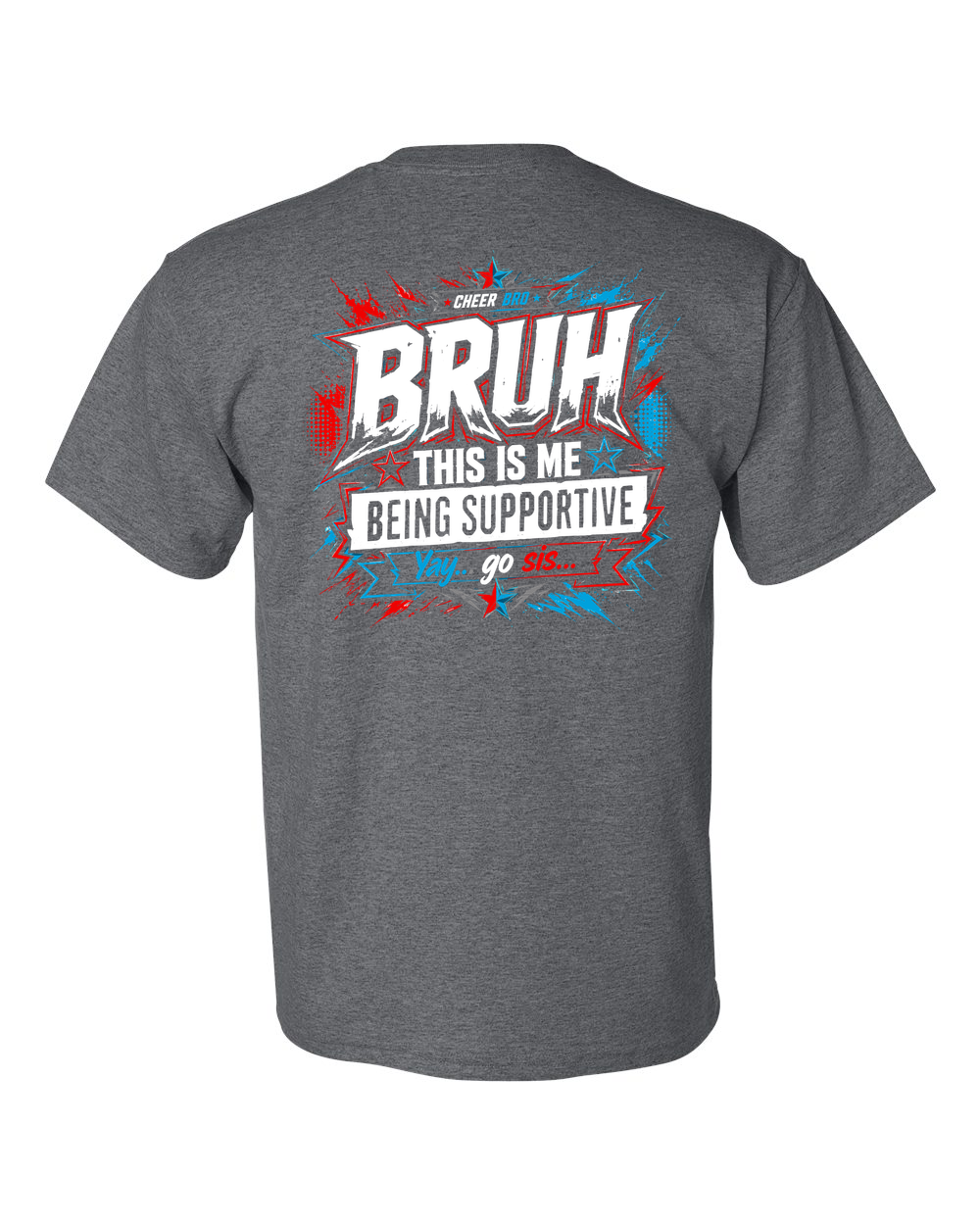HPX Bruh T-Shirt Dark Heather back