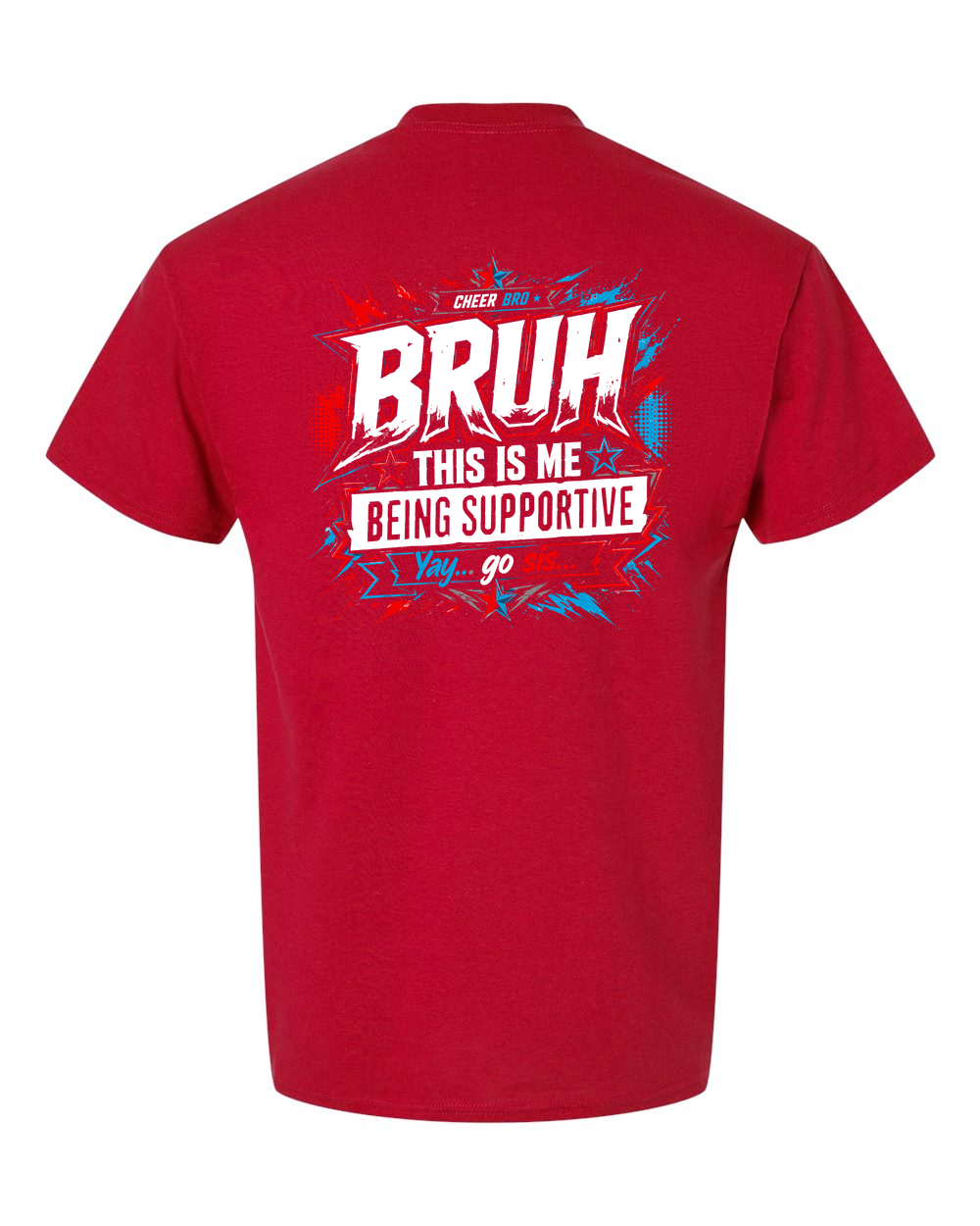 HPX Bruh T-Shirt Red back