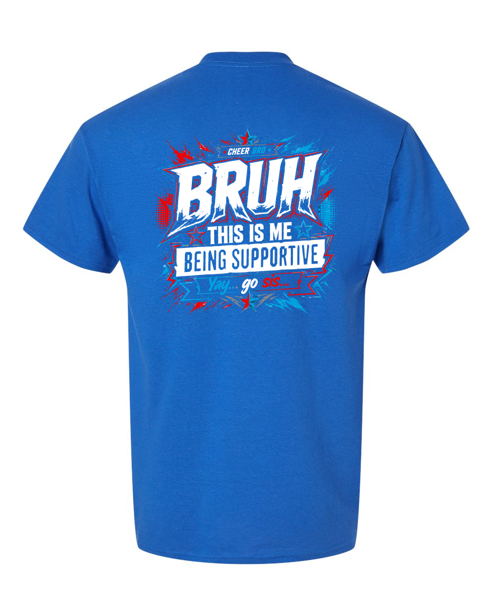 HPX Bruh T-Shirt Royal back