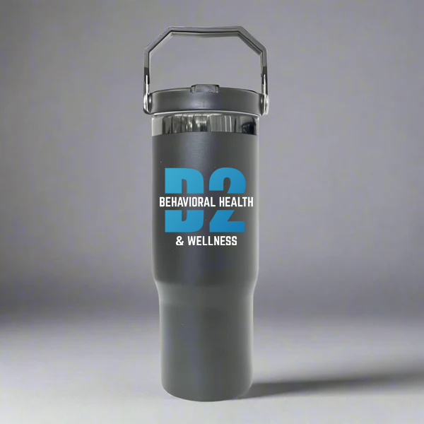 JLC 30oz Tumbler — D2 Behavioral Health & Wellness design