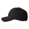 JLC Services Flexfit 6580 hat — Black side view