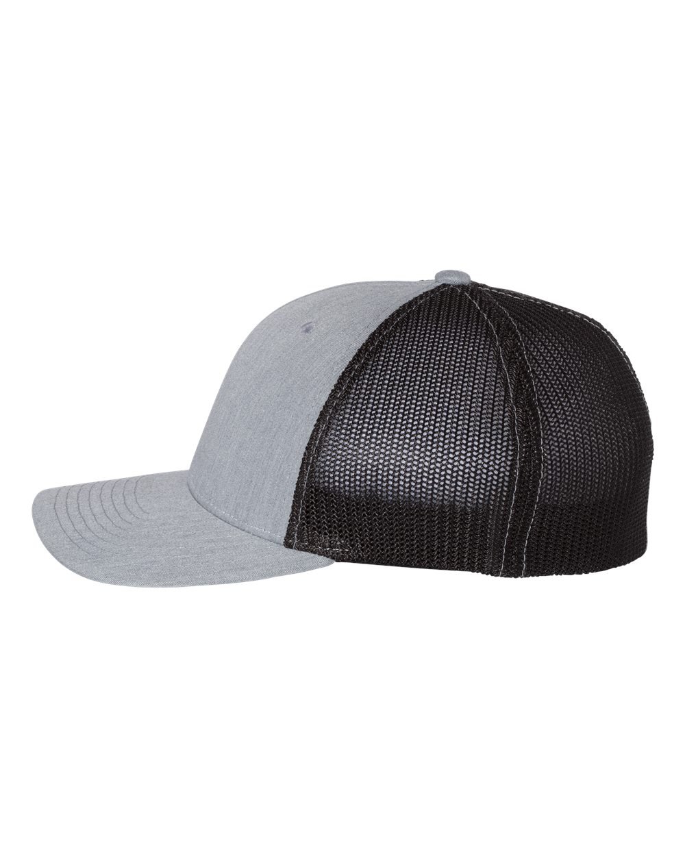 JLC Services Richardson 110 hat — Heather Grey/Black side view