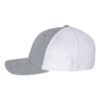 JLC Services Richardson 110 hat — Heather Grey/White side view