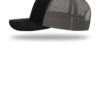 JLC Services Richardson 112 hat — Black/Charcoal side view
