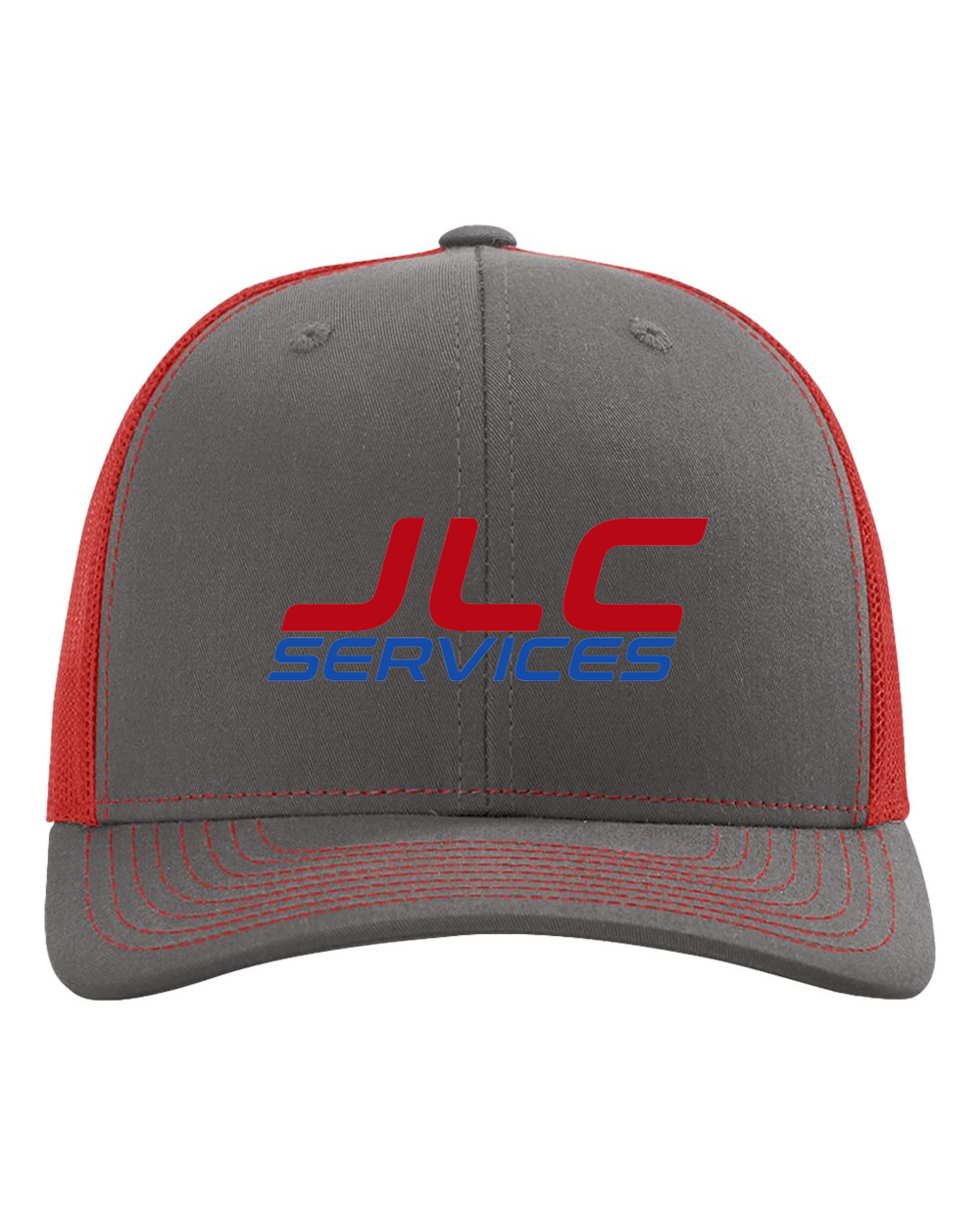 JLC Services Richardson 112 hat — Jlc Services Richardson112 Charcoal-Red