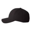 eTMS Hat Flexfit 6580 — Black side view