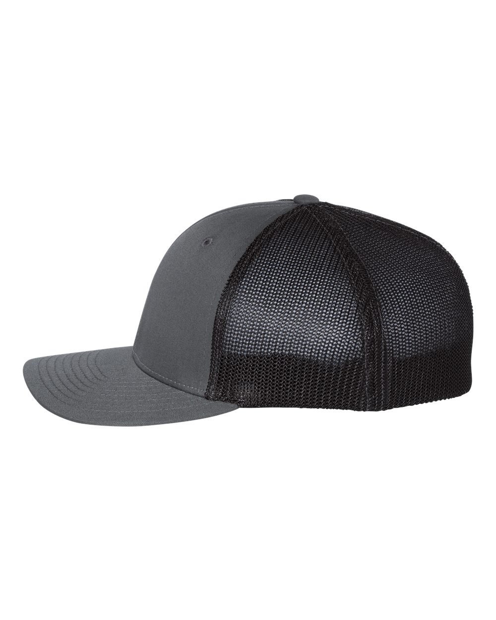 eTMS Hat Richardson 110 — Charcoal/Black side view