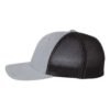 eTMS Hat Richardson 110 — Heather Grey/Black side view
