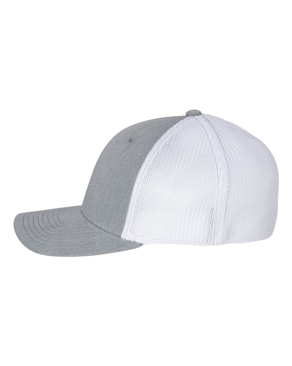 eTMS Hat Richardson 110 — Heather Grey/White side view