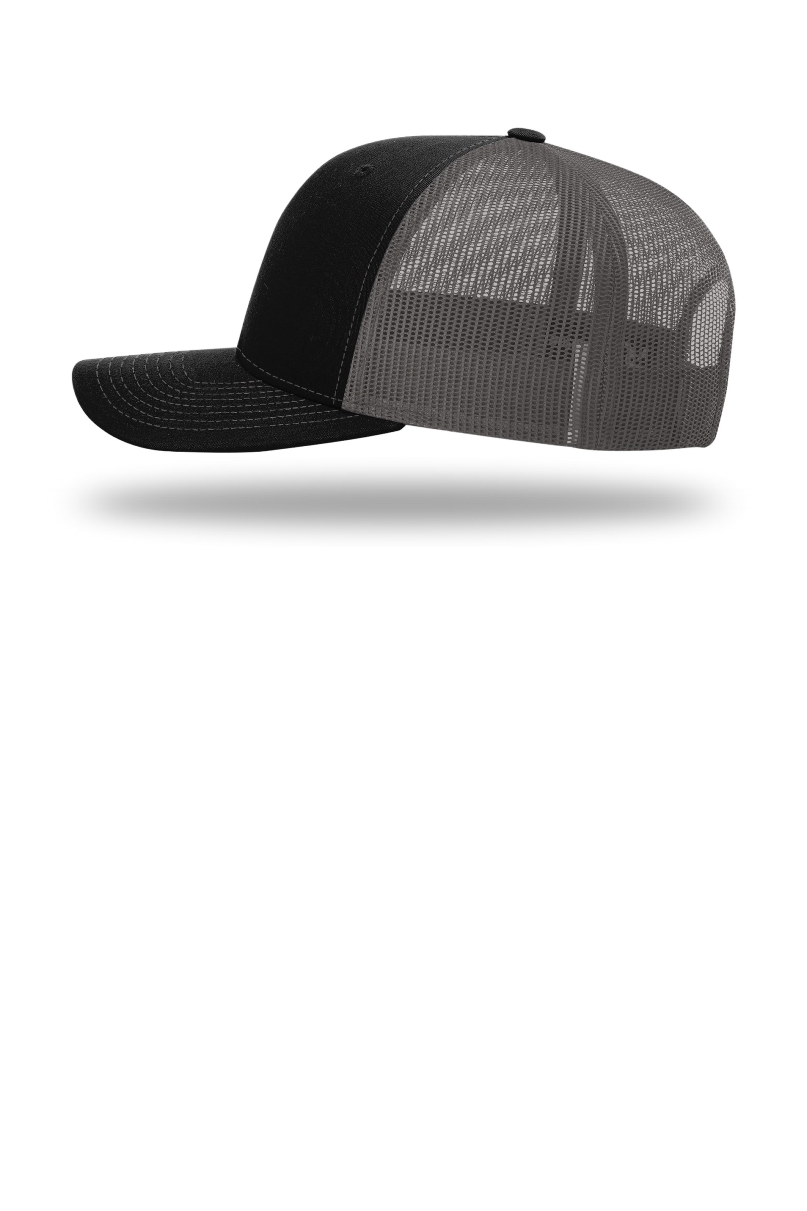eTMS Hat Richardson 112 — Black/Charcoal side view