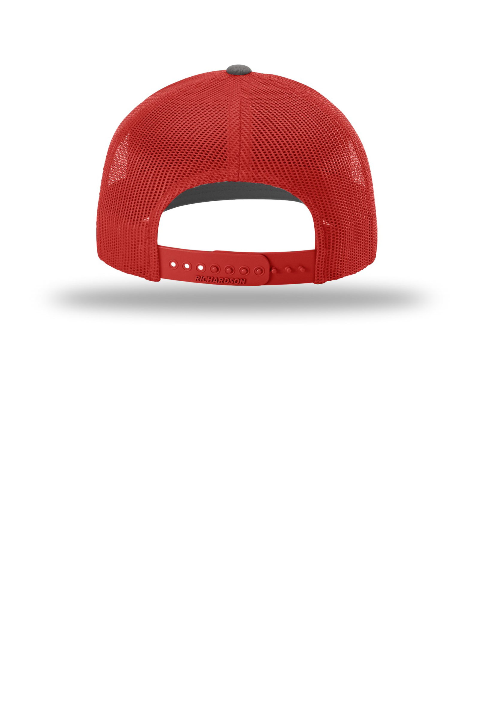 eTMS Hat Richardson 112 — Charcoal/Red rear view