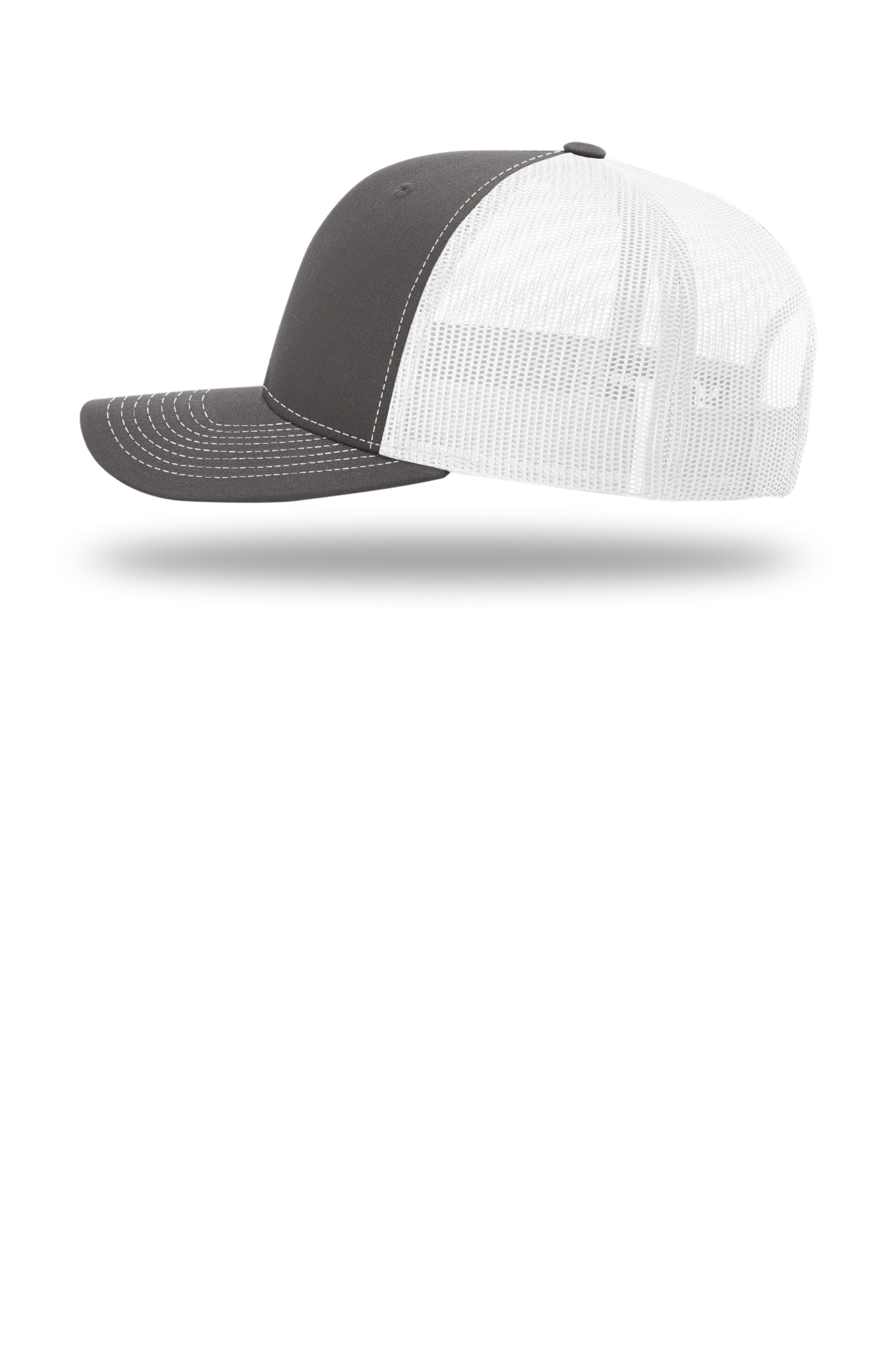 eTMS Hat Richardson 112 — Charcoal/White side view