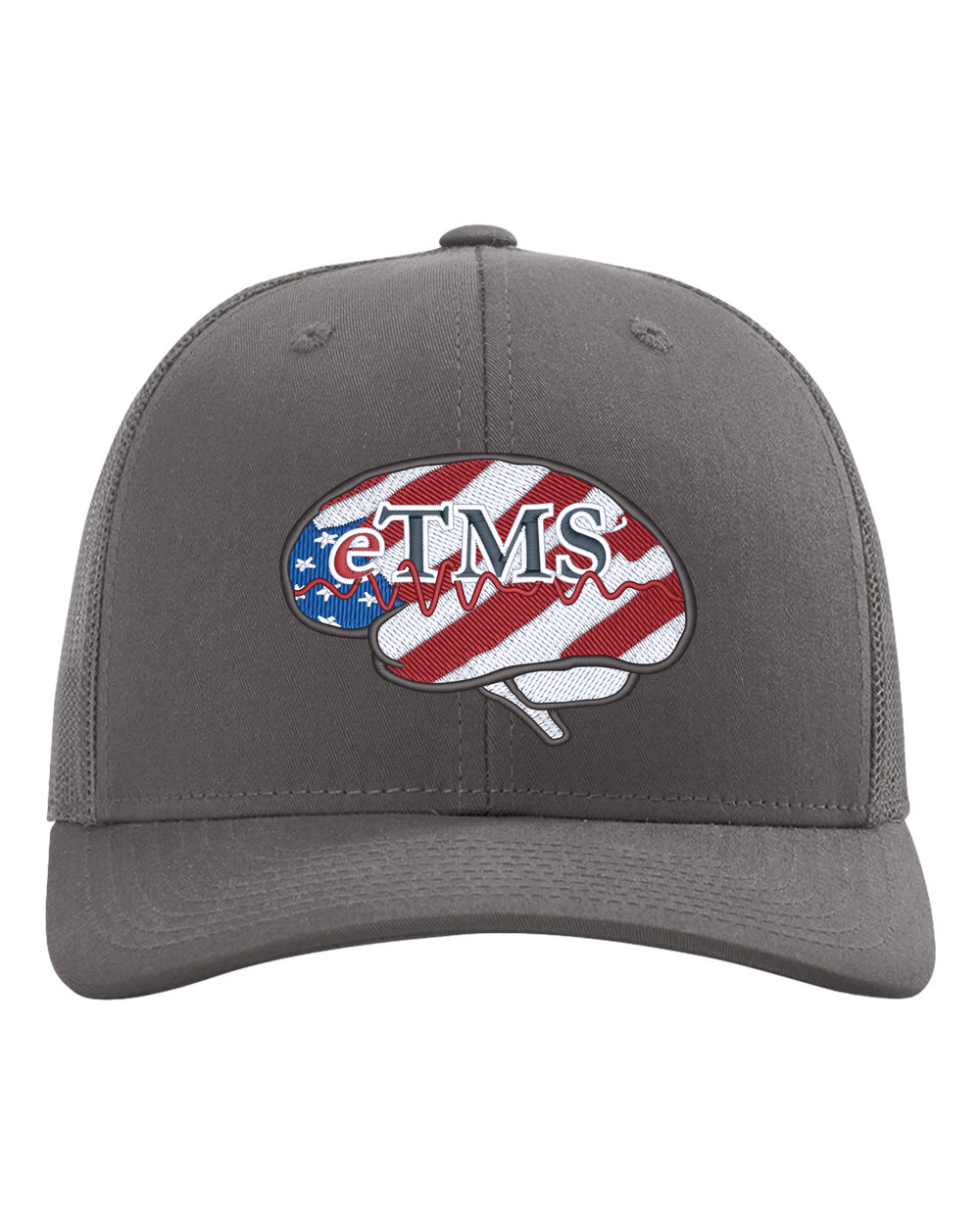 eTMS Hat Richardson 112 — Charcoal front view