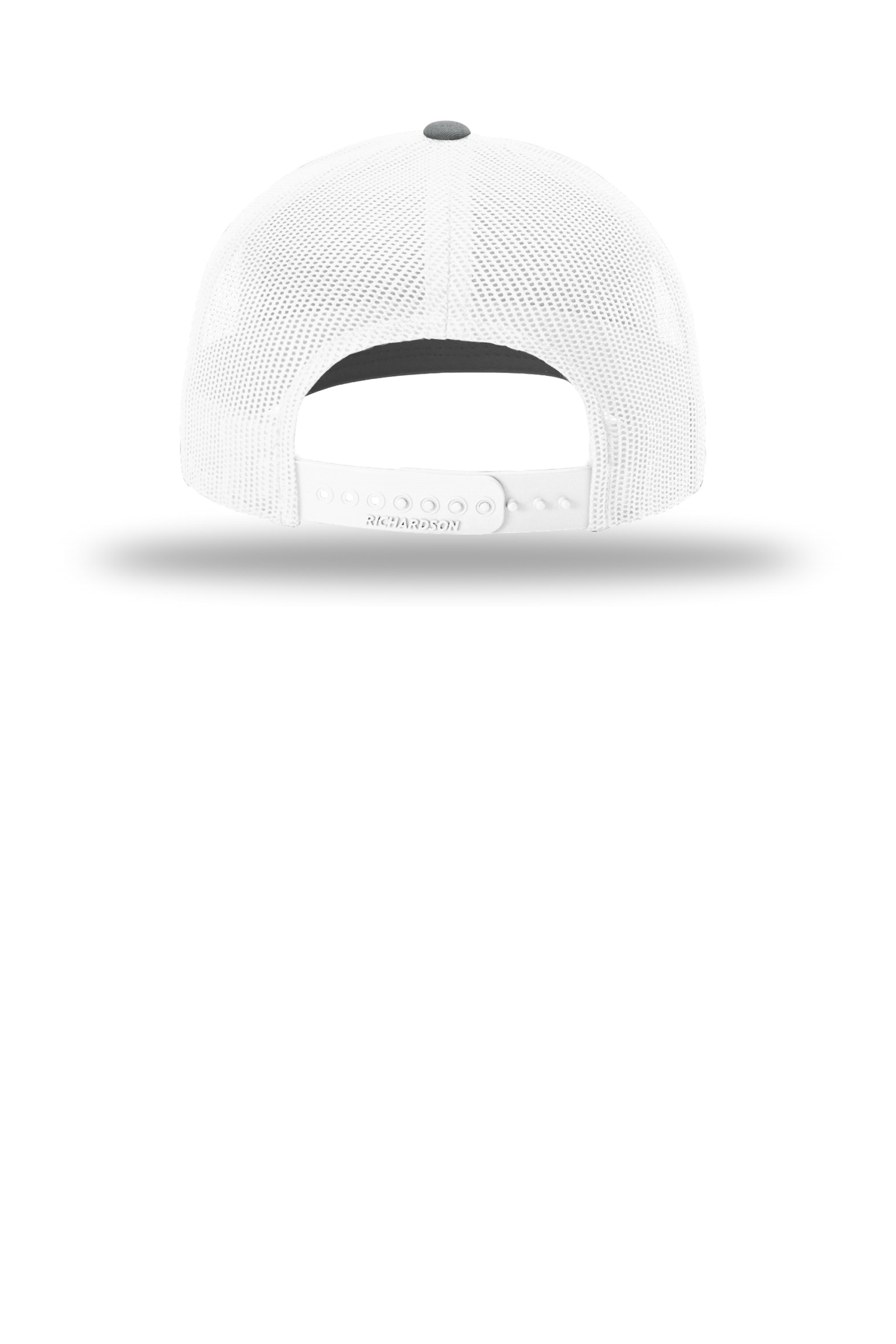 eTMS Hat Richardson 112 — Heather Grey/White rear view